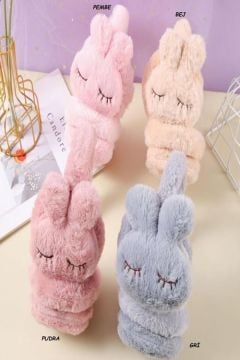 Peluş Ponpon Karakterli Kulaklıklar
