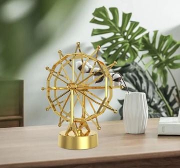 Dönme Dolap Usb'li Sürekli Hareket Eden Gold Denge Topu