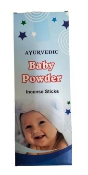 Ayurvedic Baby Powder Kokulu Çubuk Tütsü İncense Sticks (120 Adet)