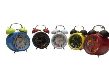 Dekoratif Renkli Masa Üstü Alarmlı Çalar Saat