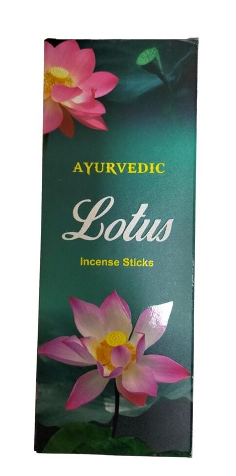 Ayurvedic Lotus Kokulu Çubuk Tütsü İncense Sticks (120 Adet)