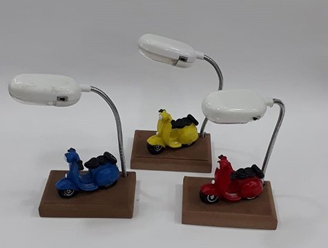 Dekoratif Motorsiklet Tasarımlı Masa Lambası Biblo