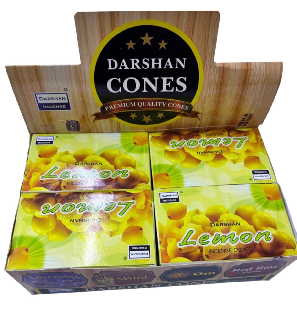 Darshan Lemon Konik Tütsü Incense Cones (120 Adet)