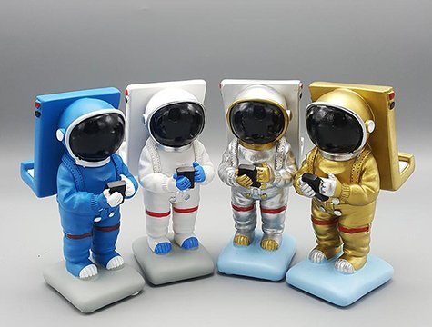 Astronot Şeklinde Masaüstü Cep Telefon Tutucu