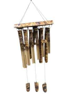 Bambu 12 Çanlı Tasarımlı Rüzgar Çanı