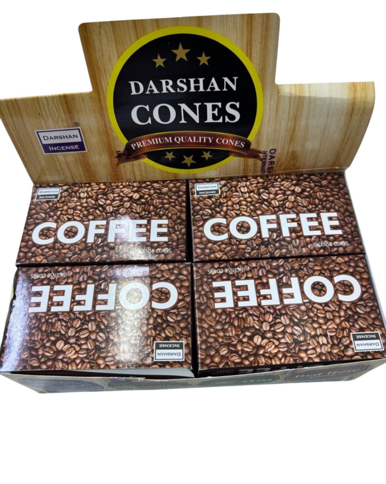 Darshan Coffee (Kahve) Konik Tütsü İncense Cones (120 Adet)