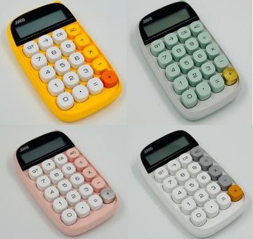 Micro Case Mekanik Klavye Görünümlü LCD Ekran 20 Tuşlu Hesap Makinesi