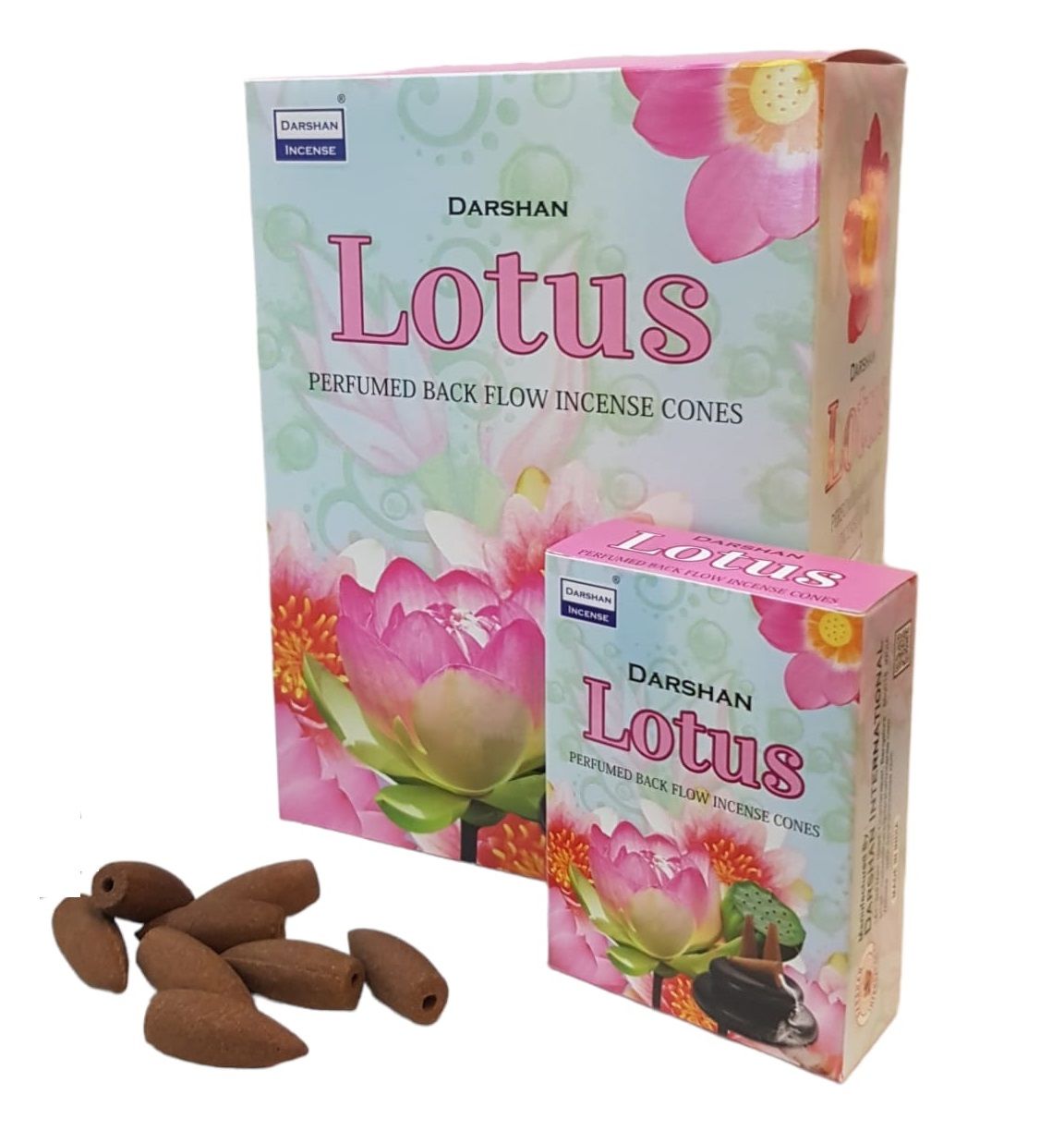 Darshan Lotus Geri Akış Back Flow Konik Tütsü (120 Adet)