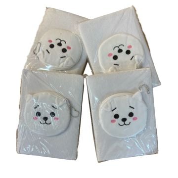 Kedi Şeklinde Peluş Cüzdanlı Defter