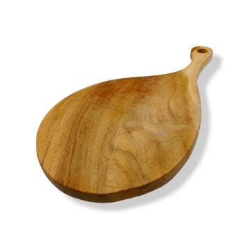 Oval Tasarım Ahşap Kesme ve Sunum Tahtası