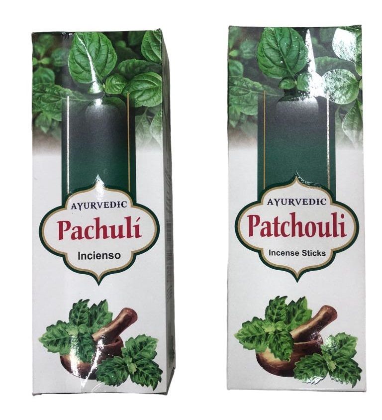 Ayurvedic Patchouli Kokulu Çubuk Tütsü İncense Sticks (120 Adet)