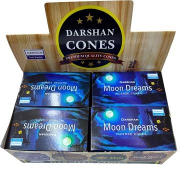 Darshan Moon Dreams Konik Tütsü İncense Cones (120 Adet)