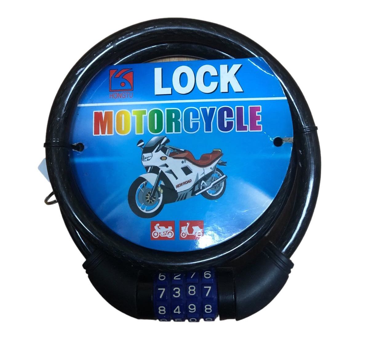 Şifreli Çelik Motosiklet Bisiklet Kilidi