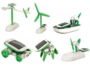 Güneş Enerjili Robot Oluşturma Seti Solar Kit (6 in 1)