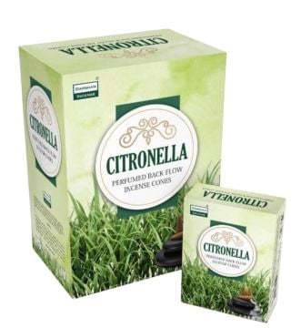 Darshan Citronella Geri Akış Back Flow Konik Tütsü (120 Adet)