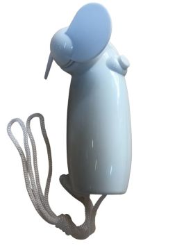 Mini İpli Basmalı Plastik El Fanı