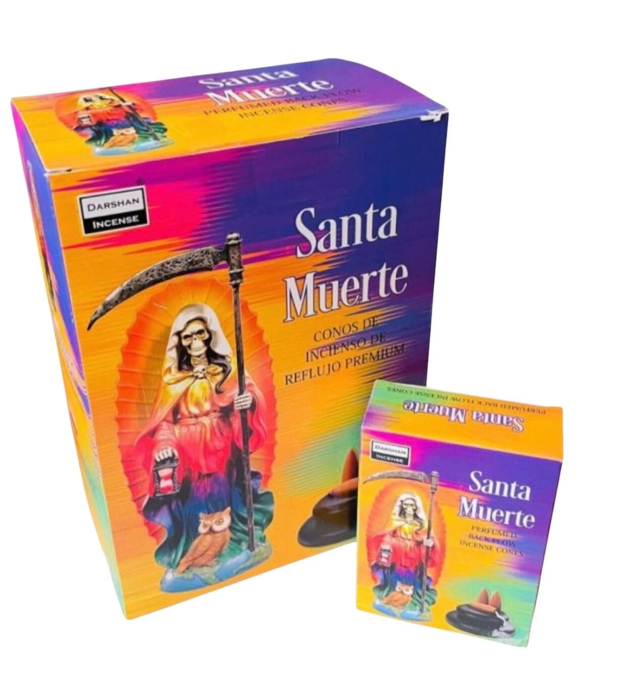Darshan Santa Muerte Back Flow Konik Tütsü (120 Adet)