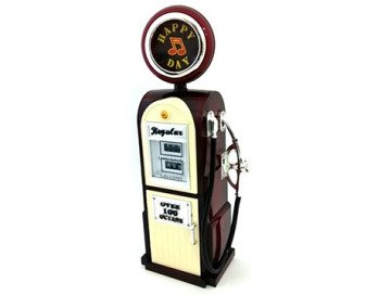 Dekoratif Benzin Pompası Tasarımlı Müzik Kutusu
