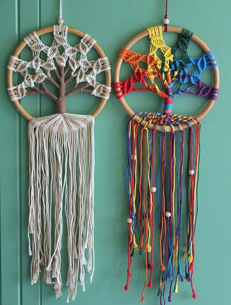 Hayat Ağacı Boncuklu Rüya Düş Kapanı Dream Catcher