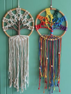 Hayat Ağacı Boncuklu Rüya Düş Kapanı Dream Catcher
