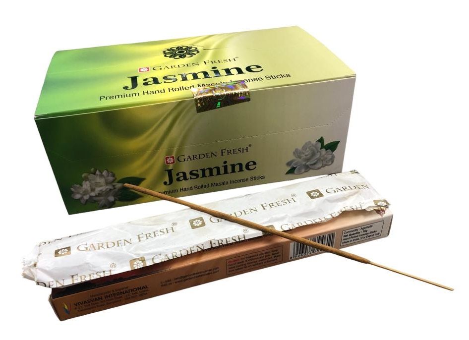 Garden Fresh Jasmine Masala Organik Çubuk Tütsü (12 Pk x 15 gr)