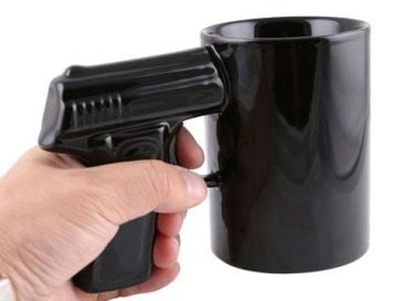 Silah Tasarımlı Kupa Bardak Gun Mug