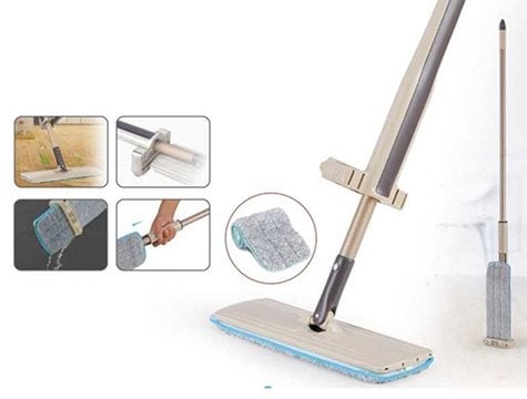 Magic Mop Sihirli Paspas Katlanır Sıkma Mekanizmalı 360 Derece