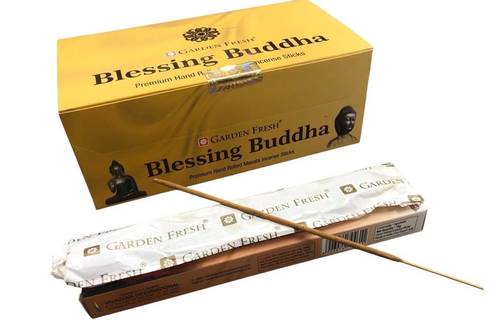 Garden Fresh Blessing Buddha Masala Organik Çubuk Tütsü (12 Paket x 15 gr)