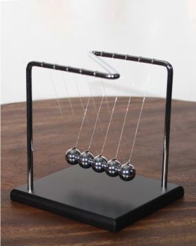 Z Şeklinde Newton's Cradle Metal Denge Topları