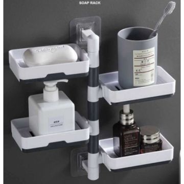 4 Katlı Çok Kullanışlı Banyo Organizer Stand Rafı
