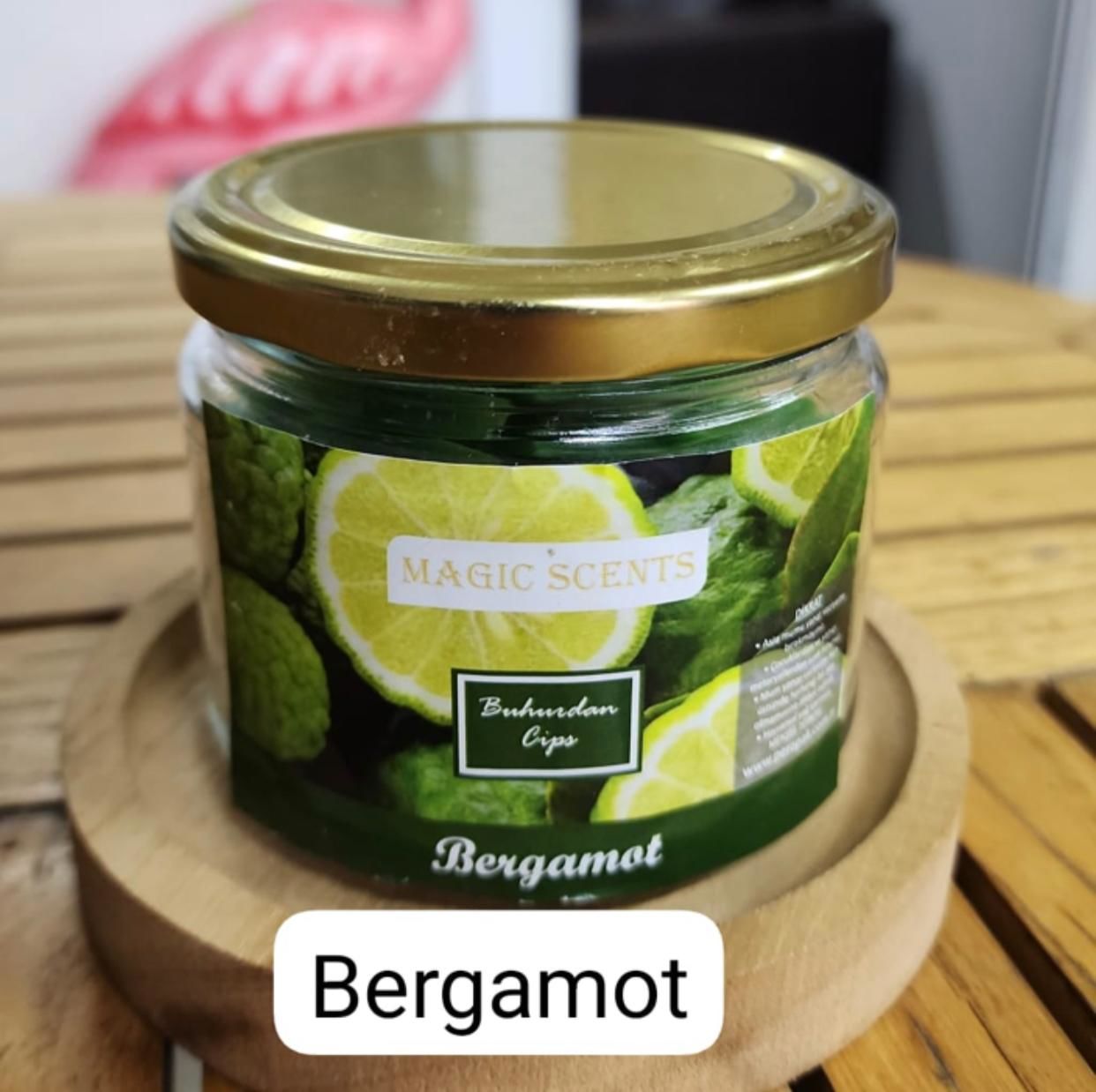 Bergamot Wax Buhurdanlık Minik Parçacıkları Kokusu