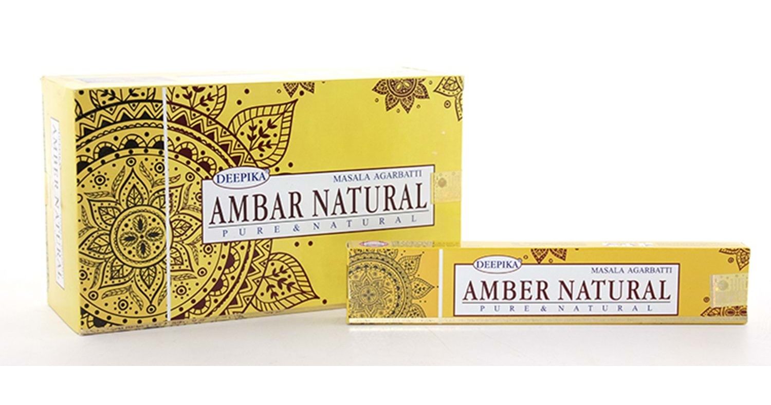 Deepika Amber Masala Agarbatti Pure & Naturel Çubuk Tütsü (240 Adet)