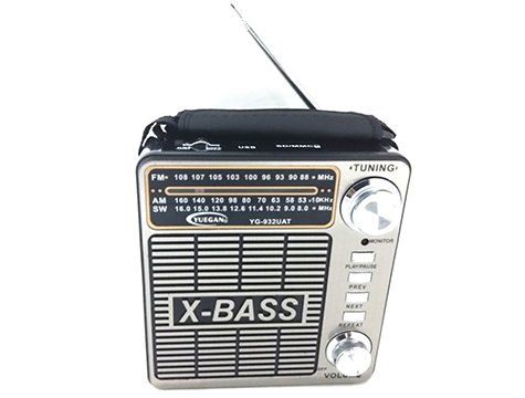 Nostaljik Şarjlı Radyo Müzik Kutusu Usb Sd Card Mp3 Çalar