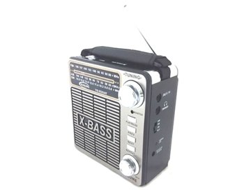 Nostaljik Şarjlı Radyo Müzik Kutusu Usb Sd Card Mp3 Çalar
