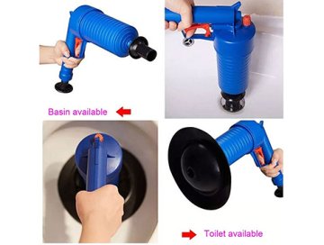 Air Blaster Basınçlı Lavabo Tuvalet Gider Açıcı Pompa