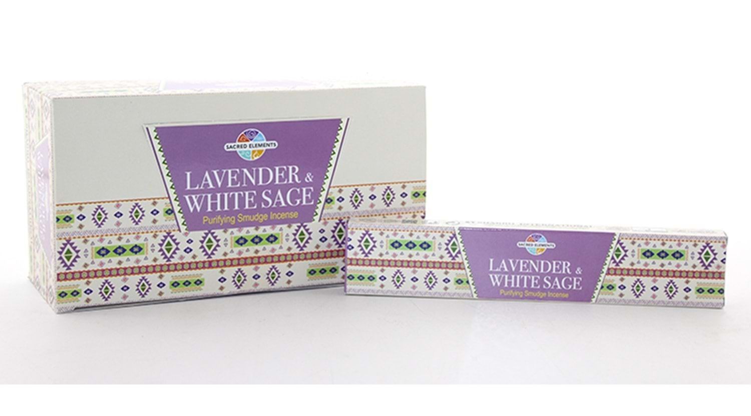 Hem Sacred Elements Lavander White Sage Nature Masala Çubuk Tütsü (12 x 15 gr)