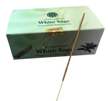 Garden Fresh White Sage Masala Organik Çubuk Tütsü (12 Paket x 15 gr)