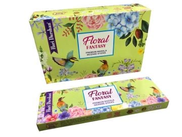 Hd Floral Fantasy Premium Masala Organik Çubuk Tütsü (6 Paket x 50 gr)