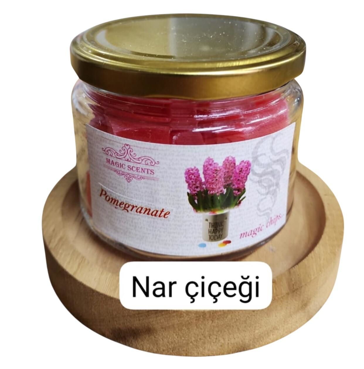 Nar Çiçeği Wax Buhurdanlık Minik Parçacıkları Kokusu