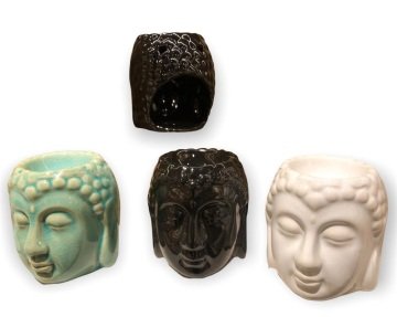 Buda Kafası Şeklinde Seramik Dekoratif Buhurdanlık