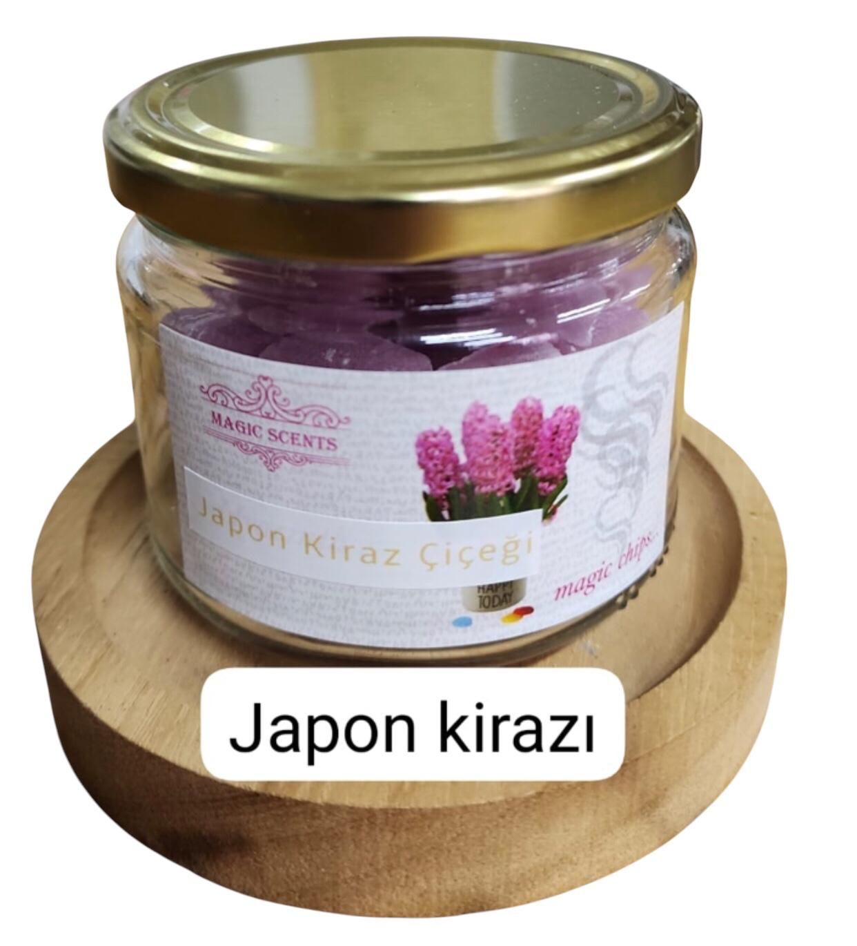 Japon Kiraz Çiçeği Wax Buhurdanlık Minik Parçacıkları Kokusu