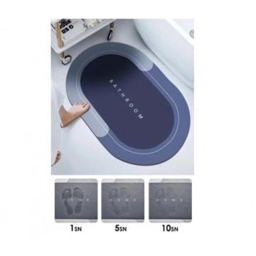Kayma Önleyici Süper Emici Kauçuk Banyo Paspası