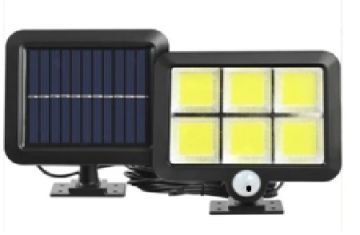 120 COB LED Projektör Solar Güneş Enerjili Aydınlatma