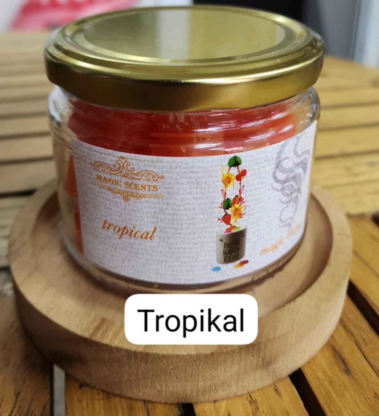 Tropikal Wax Buhurdanlık Minik Parçacıkları Kokusu