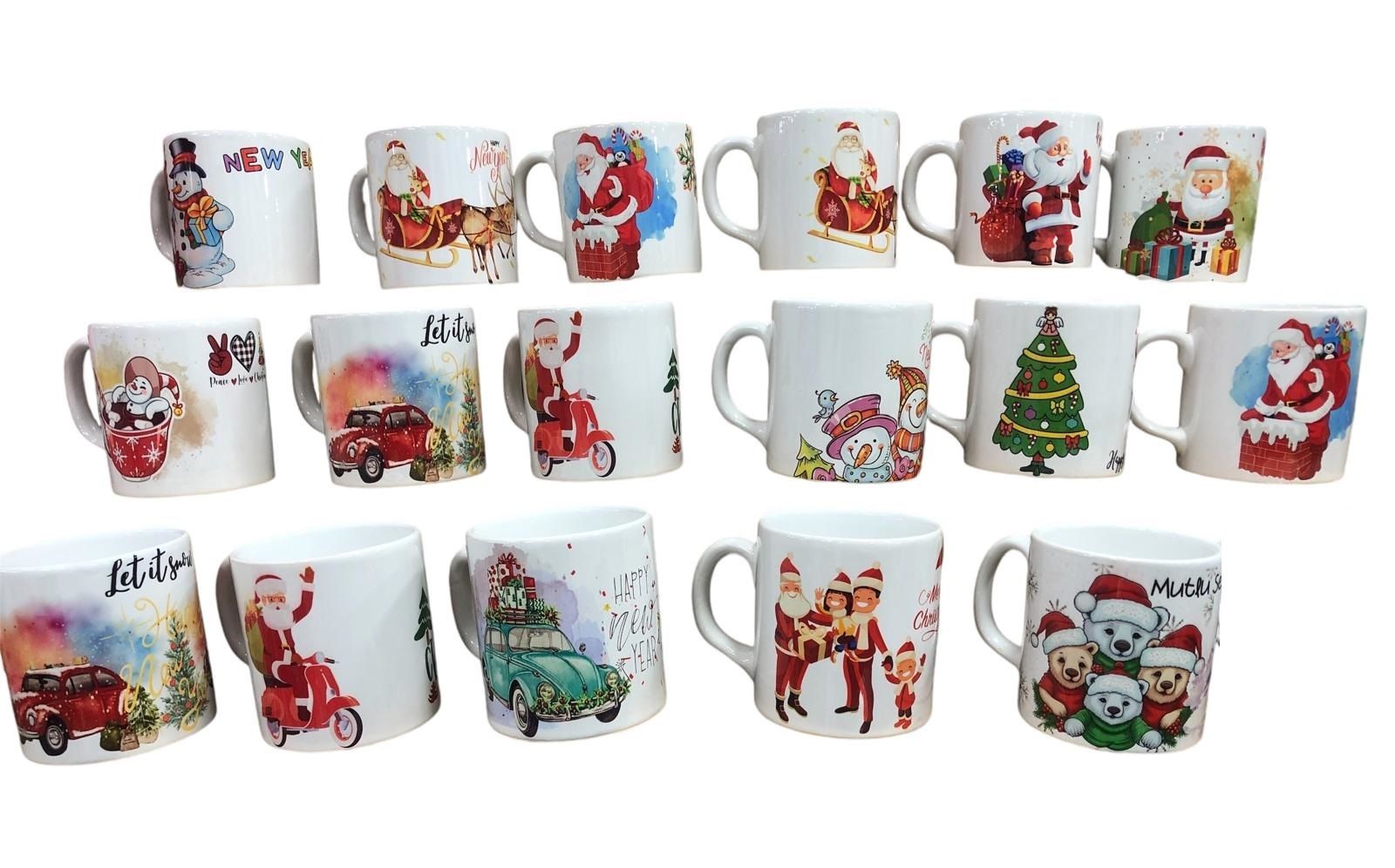 Yılbaşı Özel Seramik Noel Yılbaşı Kupa Bardak