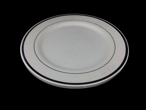 Porselen Görünümlü Plastik Tabak (6 Adet)