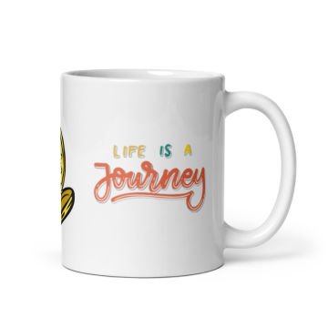 Life Is A Journey Temalı Seramik Kupa Bardak