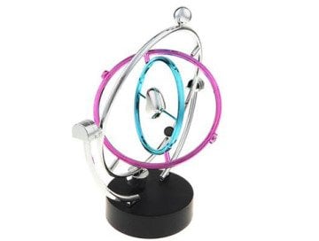 Masaüstü Sürekli Hareket Eden Kalpli Kinetik Orbital Renkli Top