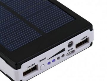 Güneş Enerjili Powerbank 18000 mAh Taşınabilir Şarj Aleti