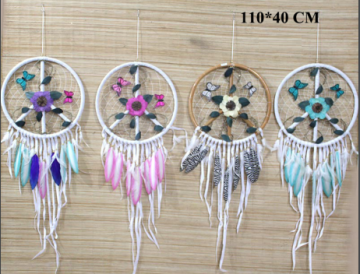 DreamCatcher Kelebekli Tüylü Rüya Düş Kapanı